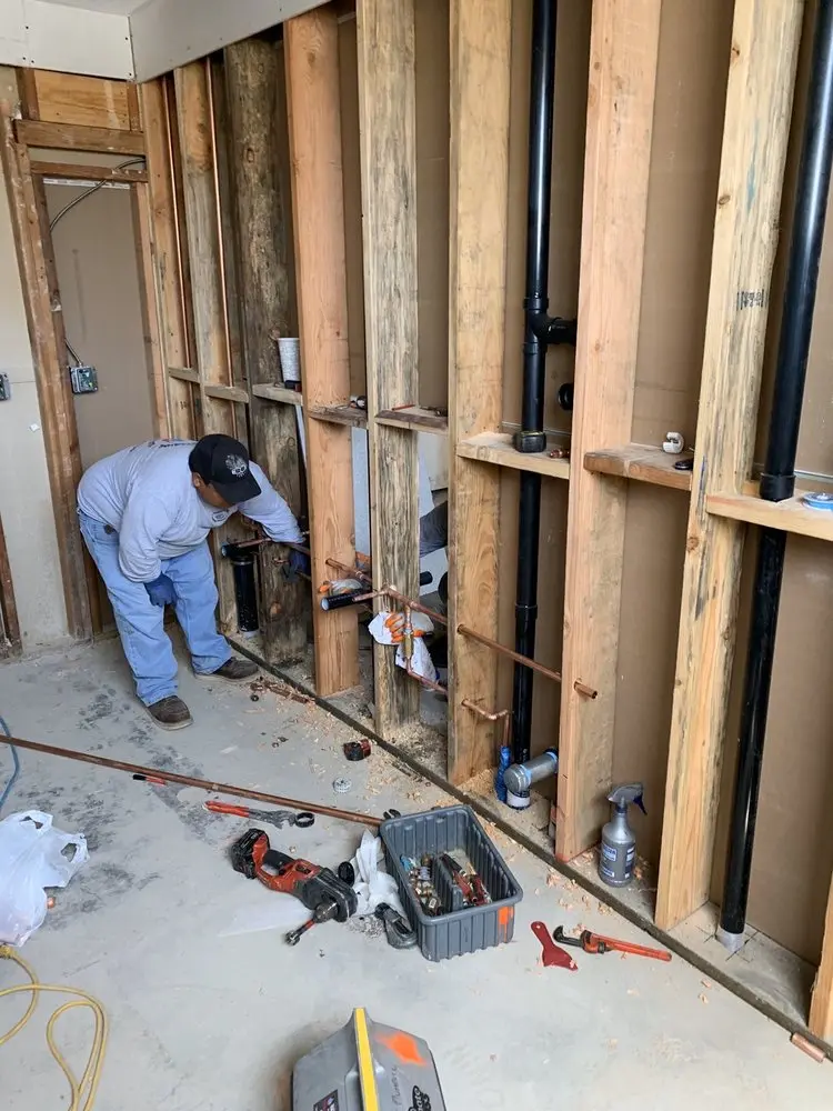 Commercial rough-in plumbing for Water Heater Replacement in Sphinx Park
